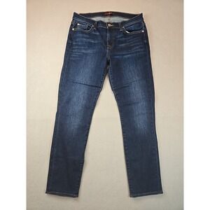 7 for All Mankind Women's Roxanne Ankle Blue Jeans Size 30 Stretchy